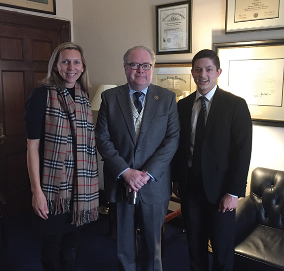 Advocacy Committee Members and Rep. George Holding (R-NC 13th District) 